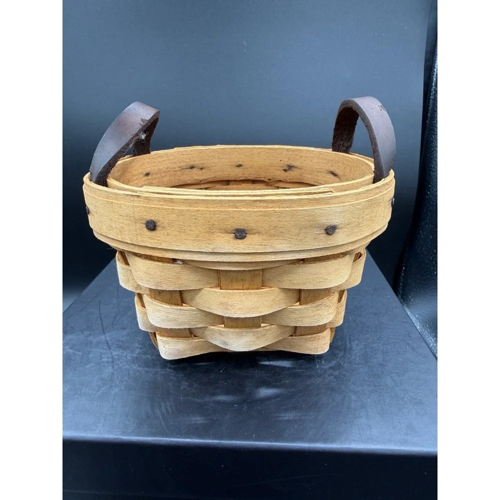 🧺🌿 Longaberger 1995 Thyme / Booking Basket 🌿🧺
